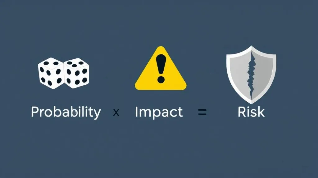Probability x Impact = Risk Formula