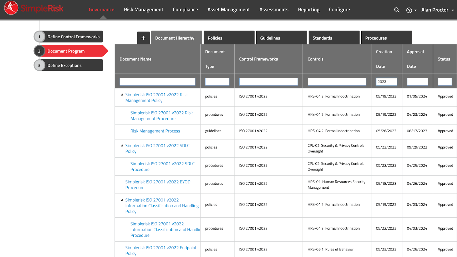 Document Program