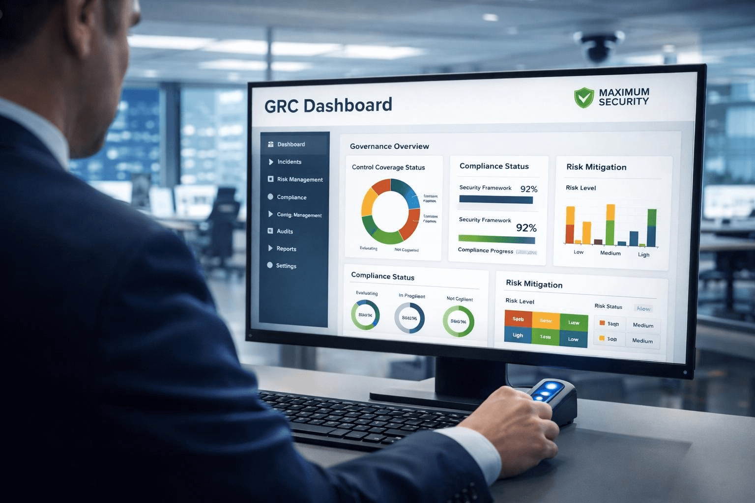 SimpleRisk's Governance tools keep your data centralized and secure