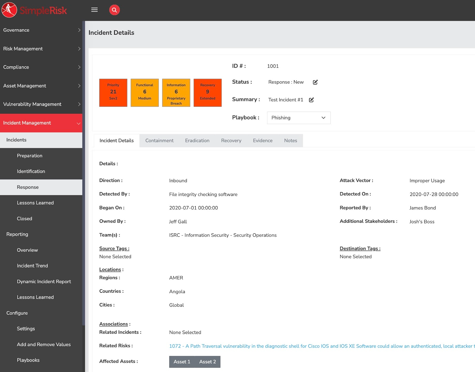 Incident management